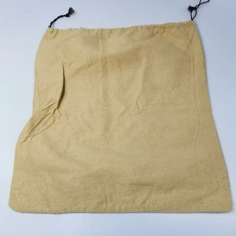Georgio Armani Womens Dust Bag Drawstring Tan Beige 14